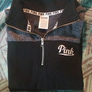 Victoria Secret  Pink Quater zip   Small